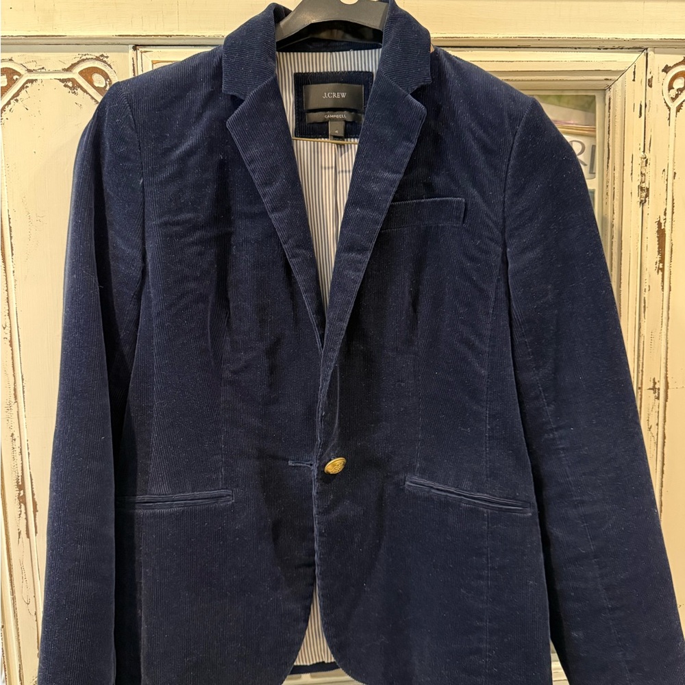 J. Crew navy corduroy Campbell jacket